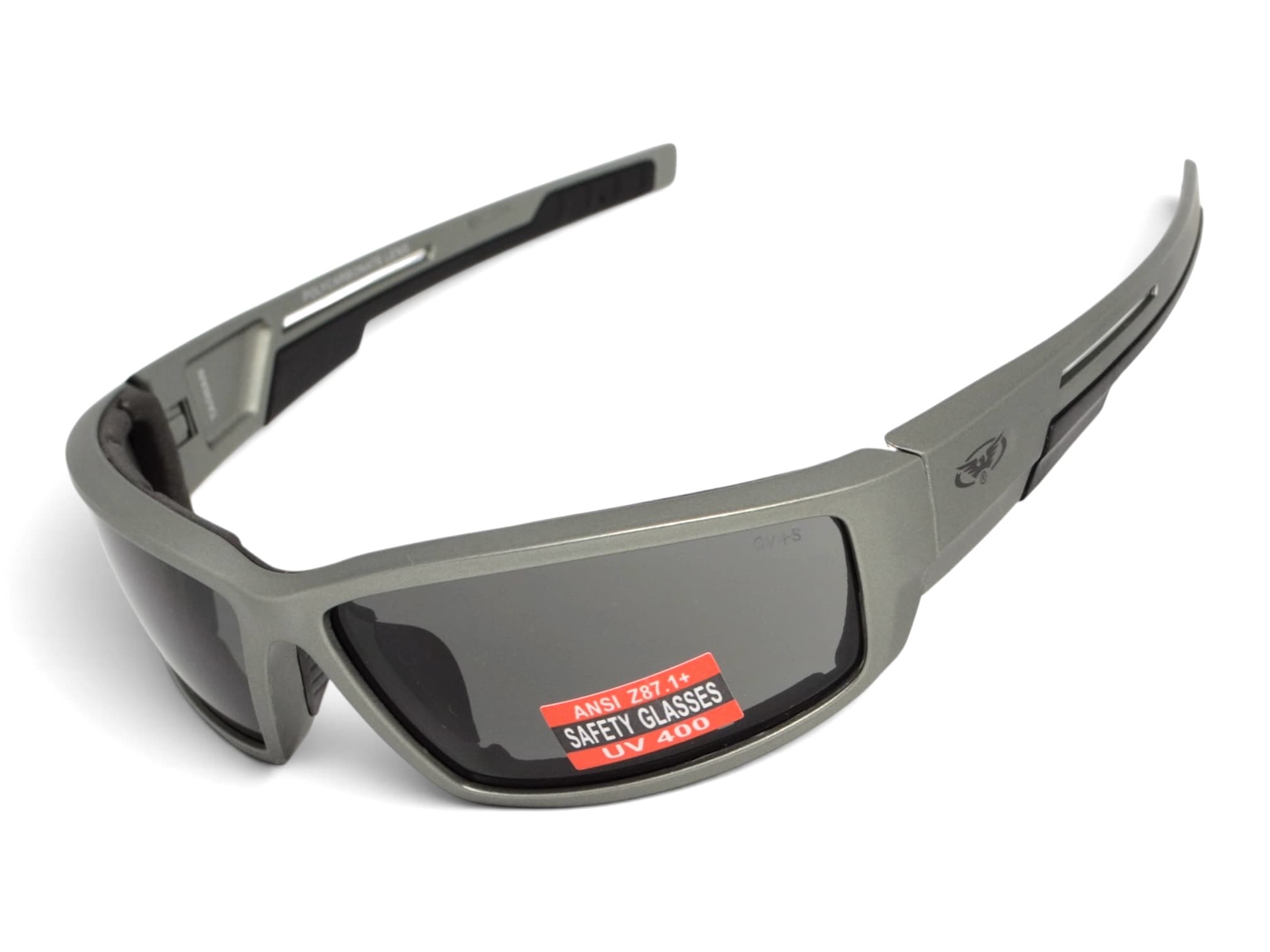 Окуляри захисні Global Vision Sly Metallic Gray (smoke), сірі лінзи в оправі кольору сірий металік