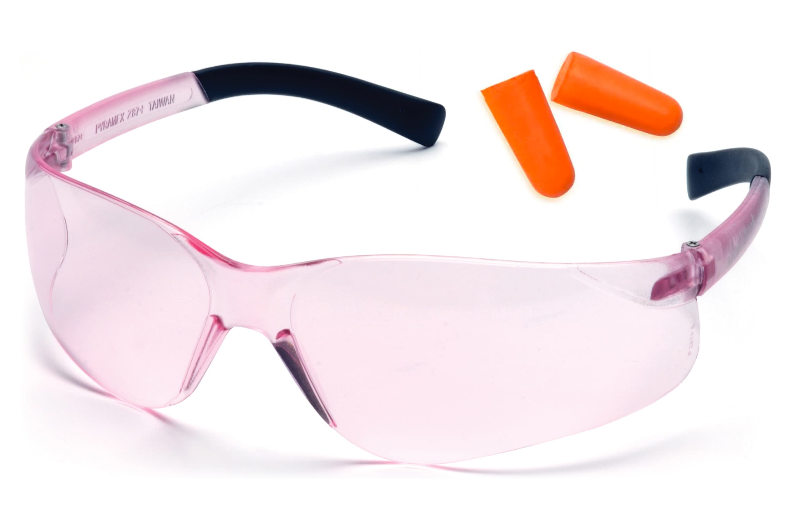 Захисні окуляри Pyramex Mini-Ztek (light pink) combo, рожеві (беруші входять в комплект)